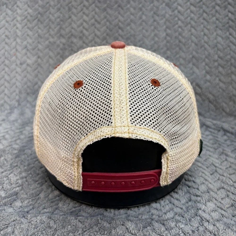 Legacy Top of the Rock Missouri 1995 Trucker Hat Red Mesh Snapback Cap 0757